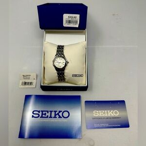SEIKO • Water Resistant • 50m • Hardlex Crystal